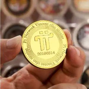 골프 볼마커 파이코인 기념주화 가상화폐 컬랙션