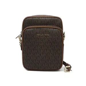 [마이클코어스]마이클코어스 젯셋 트래블 미디엄 로고 크로스백 35F1GTVC2B BROWN