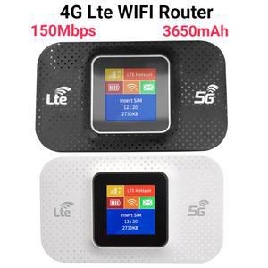 4G LTE 무선 휴대용 라우터 SIM 카드 슬롯 미니 야외 스팟 모바일 와이파이 라우터 차량용 포켓 와이파이 라우터