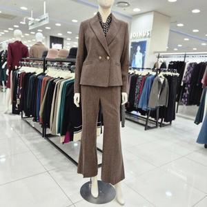 [조이너스]여성 정장 24신상 모직 겨울 바지 한벌 세트 브랜드JEW0WTJ040WTP040_US