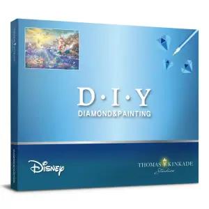 디즈니 토마스 킨케이드 인어공주 보석십자수 캔버스 40x50cm DT5017