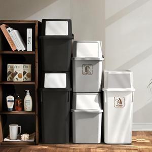 국내생산 모리 적층 가정 휴지통 분리수거함 40L 60L 1p