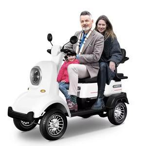 M2 2인승 4륜 여행용 나드리 전동 스쿠터 강력한 힘 리튬배터리 노약자 장애인 노인 전동카