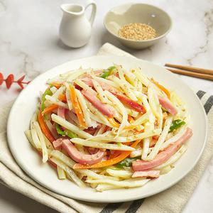 [당일조리] 30년 전통 엄마손맛 야채햄 감자채볶음 가정식 수제반찬 200g