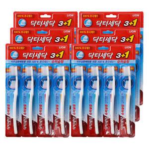 CJ라이온 닥터세닥 슈퍼슬림 칫솔 4입 극세모 6개