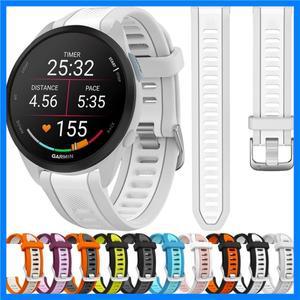 Garmin Forerunner 165 Music 245 55/Vivoactive 5/Venu 2 Plus Sq 시계 밴드용 퀵 릴리스 20mm 투톤 스포