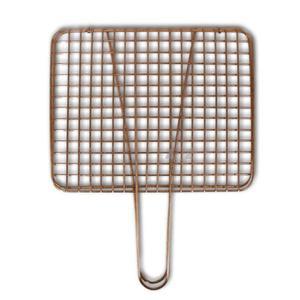 철판 황동 숯불 불판 바베큐 생선 석쇠 고기 그릴 망 대 캠핑 구이 화로 철망 여행