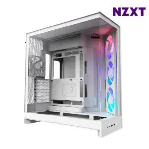 NZXT H9 FLOW V2 RGB 화이트 PC케이스 미들타워케이스