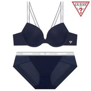 [롯데백화점]게스 컬러믹스 화이트밴딩 브라팬티세트 GDWBRBP212NY