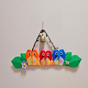 부엉이 도어벨 종이접기패키지 만들기