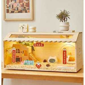 햄스터 케이지 하우스 소동물 토끼 투명 기니피그