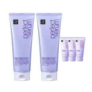 미쟝센 퍼펙트 매직 스트레이트 세럼 트리트먼트 230ml, 2개 + 증정 (세럼 매직스트레이트 트리트먼트 31ml, 3개)