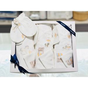 [압소바](의정부점)[압소바 25년fw임신출산선물]로빈 뱀부손싸개+배냇슈트+저고리+배냇가운 4종 세트(A2...