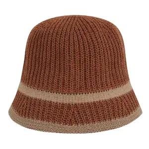 [베스띠벨리] 베스띠벨리 배색 라피아 버킷햇BIAZF20830