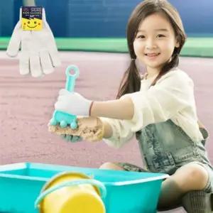 어린이 체험장갑 면장갑 키즈 갯벌 텃밭 주말농장 유아 아동 글러브 (5-7세용 5개)