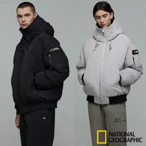 [롯데백화점]내셔널지오그래픽 남여공용 아퀼라 블루종 다운 점퍼 N244UDW040