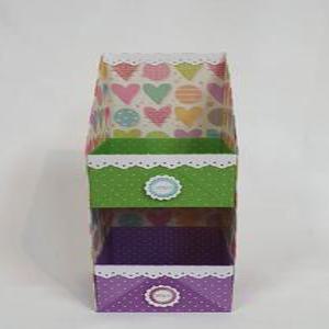 2층 정리상자 만들기 종이접기패키지