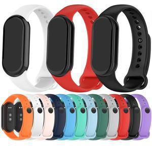 Xiaomi Mi band 8-8 NFC 교체 용 스포츠 스트랩 miband9/8 실리콘 팔찌 방수 시계 밴드 smart mi band 9 액