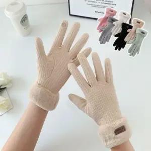 겨울 인기 여성 기모 털 감성 안감 퍼 라벨 포인트 와 (WFI0FSS)