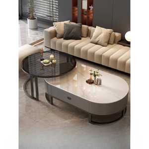 세라믹 상판 거실 테이블 대리석 느낌 모던 감성