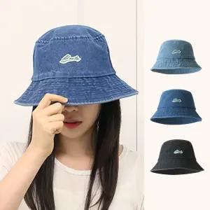 데님 남자 여자 버킷햇 벙거지 사파리 챙 모자