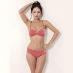 [롯데백화점]예스 [베이직]아웃밴드 다크핑크 브라헴팬티세트YSWBZ976YSWPZ976