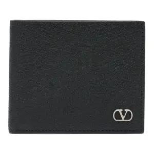 블랙 텍스처드 가죽 반지갑 7Y2P0AP3UAG 0NO