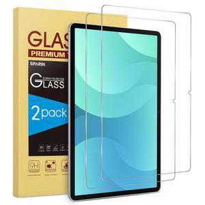 갤럭시 탭 S10 FE/S9 FE 5G 10 9인치 및 S9/S8/S7 11인치 용 SPARIN 2 팩 스크린 프로텍터, S펜과 호환되는 유리, 긁힘 방지