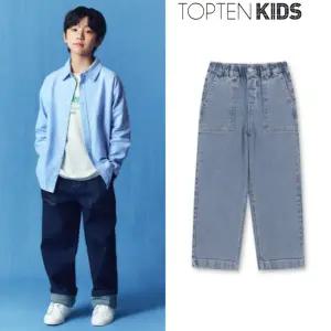[탑텐키즈](대구신세계)25년 FW (공용) 스트레이트 데님 팬츠 MKF3DP3212