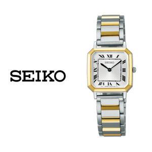 세이코 국내재고 셀렉션 여성 스퀘어 메탈 쿼츠 손목시계 SSEH016