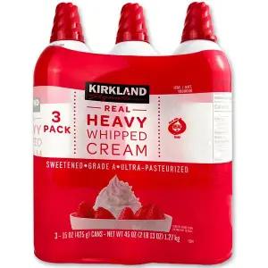 코스트코 커클랜드 리얼 헤비 휘핑 크림 1275g(425g x 3개) 휘피드