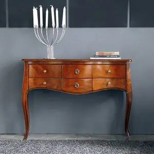 몽트랑 원목 엔틱 2단콘솔_착불배송(CP)