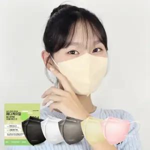 메디케이알 데일리핏 새부리형 컬러 황사마스크 KF94 중형 대형 소형 100매