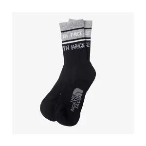 노스페이스 THE NORTH FACE NY4MR01J 화이트라벨 로고 스트라이프 삭스_BLACK
