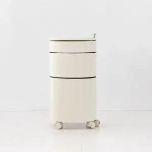 마켓비 심플리 회전서랍 트롤리 원형 3단