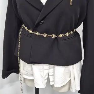까멜리아 체인벨트 자켓 드레스 셔츠 레이어드 벨트