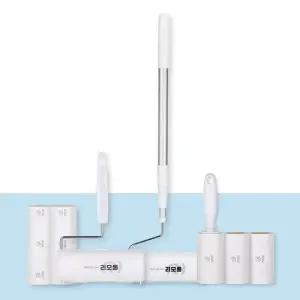 [리모롤]국산 돌돌이 테이프클리너 리필+핸들 세트구성