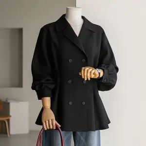 (안나앤플러스) A. 메리 페플럼 블라우스[셔츠C0829Q01] 빅사이즈