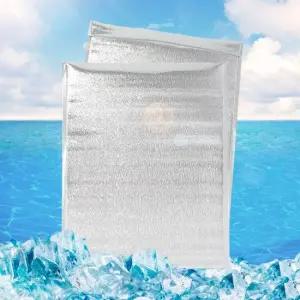 접착식 보냉봉투 간편 은박 50p세트25x35cm 비닐포장봉투 은박보온팩 은박보온백 은박보온봉투