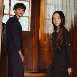 마밤 MSMV 피치기모 아동 주니어 잠옷 초등학생 파자마 실내복 카라넥세트 6COLORS