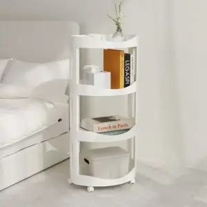 라운드 이동식 트레이 B-052 틈새선반 3단선반 4단선반 미니선반 트롤리수납함 이동식트롤리