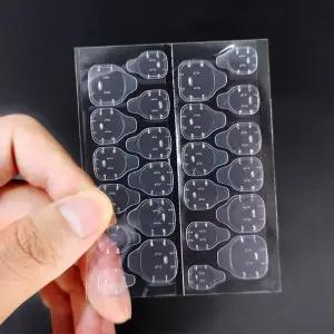 (에픽) 실리콘 네일 팁 연장 양면 테이프 스티커 24pcs DD-11798