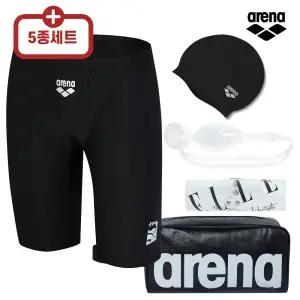 아레나 남자 실내수영복 5종 4종 세트 4부 사각 A5BM1PM11 수경 수모 가방 수경케이스