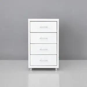 아트박스 마전동상회 철제 책상서랍장 4단 이동식 서랍장 조립식 캐비넷