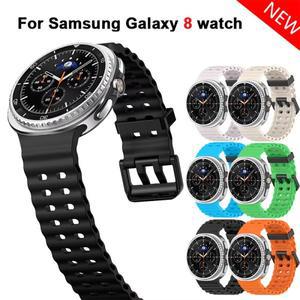 삼성 갤럭시 워치 8 40mm 클래식 오션 스포츠 실리콘 손목 밴드 벨트 코레아 팔찌 스트랩