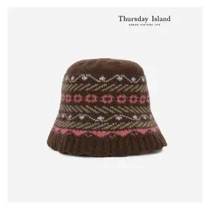 [써스데이아일랜드][Thursday Island] 심플 패턴 버킷햇(T238MCP232W)