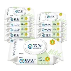 깨끗한나라 클린 손소독티슈 마일드 캡형 60매 10팩