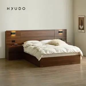휴도 그윽한 선유 원목형 LED 빅수납 호텔 침대 프레임 LK