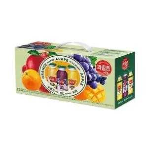 선물세트 답례품 180mlx12병 미니병선물세트 과일촌 아침에 오렌지 해태