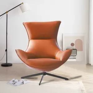 1인암 체어 가죽 우드 안락 회전 의자 인암 고급 편한 독서의자 휴식